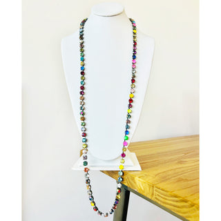Vanessa Necklace in Antique Silver / Mix1