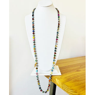 Vanessa Necklace in Antique Silver / Mix2