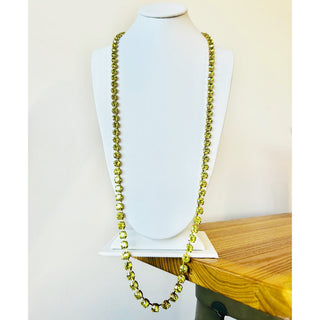 Vanessa Necklace in Citrus Lime Champagne