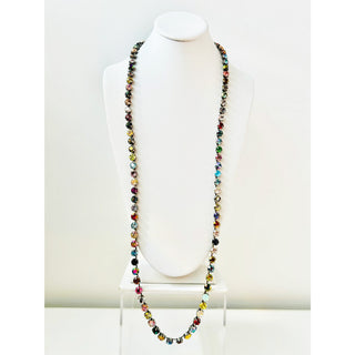 Vanessa Necklace in Antique Silver / Multi Mix 1