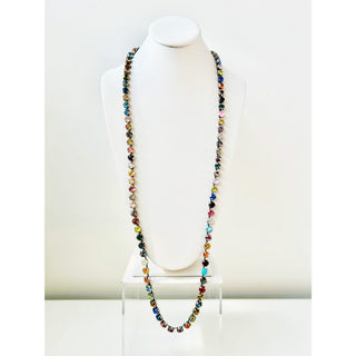 Vanessa Necklace in Antique Silver / Multi Mix 2