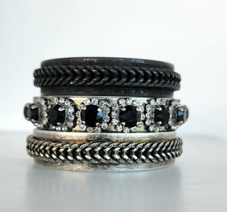 Princess and Kelsey 3 cuff stack