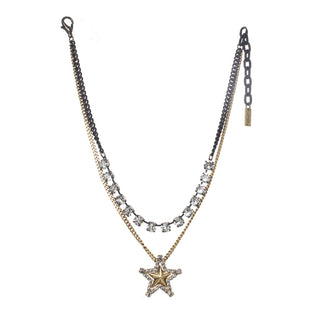 Layered stars Multi II Necklace