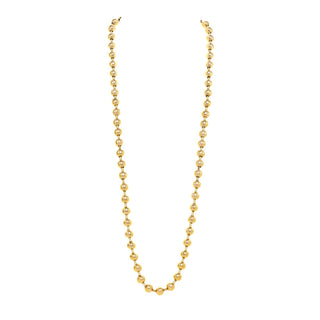 Radmilla Long Necklace in Matte Gold