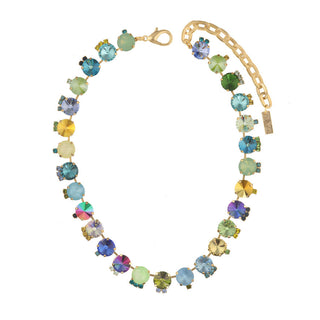 ALL the Colors Necklace in Green/ Blue Mix