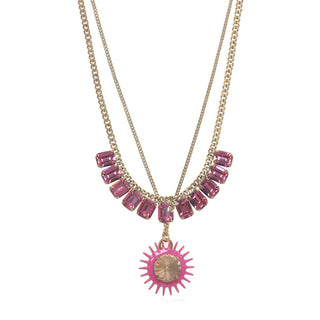 Khaleesi Necklace in Pink