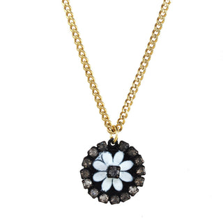 Marguerite Black and White Necklace